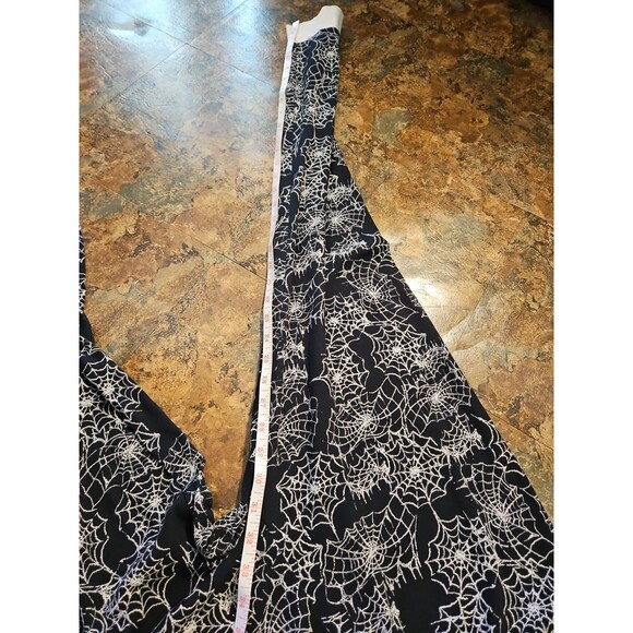 Burt’s Bees Organic Adult Pajama Pants Large Black With Spider Web (A100) - Picture 7 of 8